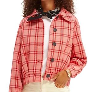 Scotch & Soda Plaid Jacket